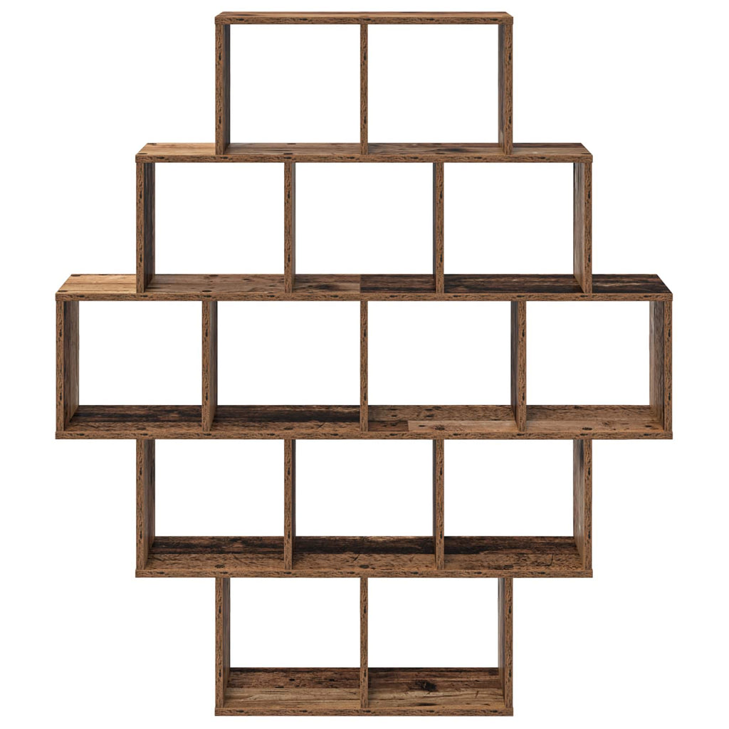 Wandregal Altholz 120 x 20 x 136 cm Holzwerkstoff