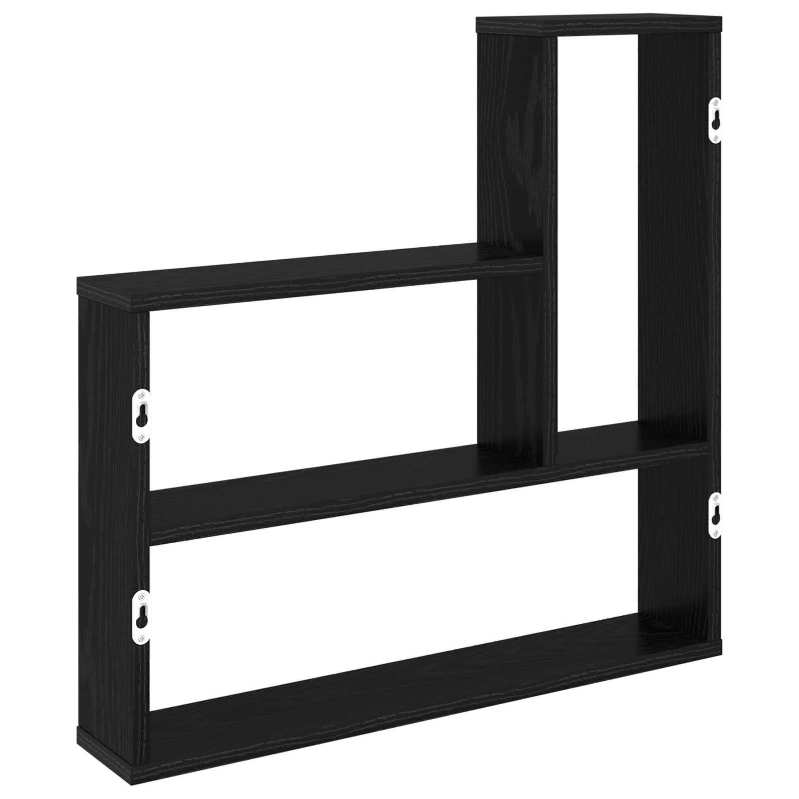 Wandregal Schwarze Eiche 60 x 11 x 60 cm Holzwerkstoff