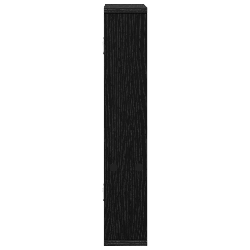 Wandregal Schwarze Eiche 60 x 11 x 60 cm Holzwerkstoff