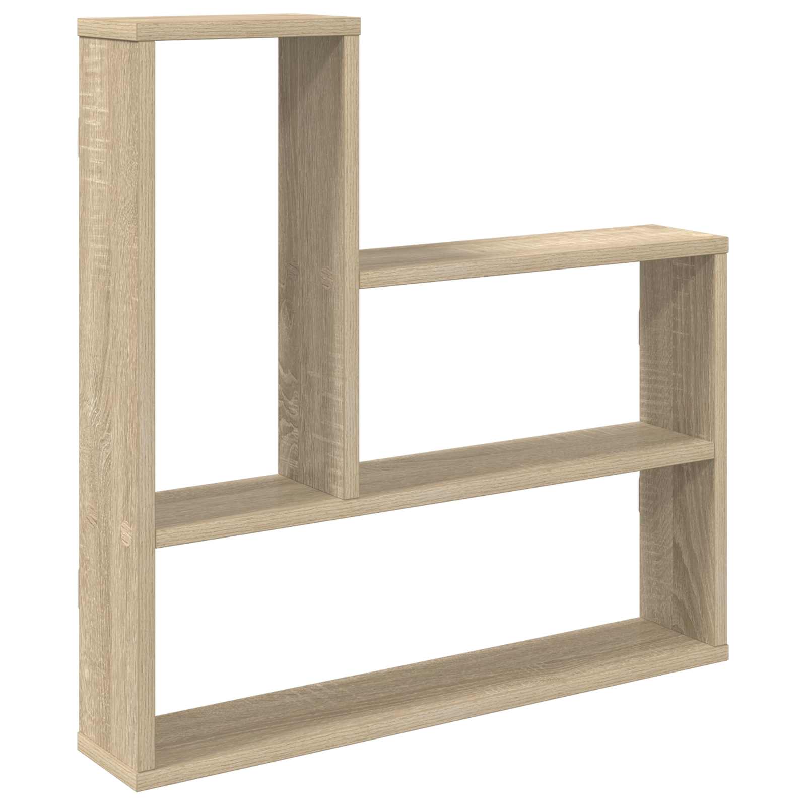 Wandregal Sonoma-Eiche 60 x 11 x 60 cm Holzwerkstoff