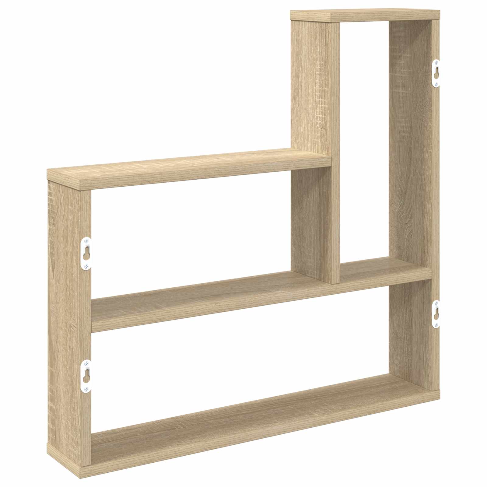 Wandregal Sonoma-Eiche 60 x 11 x 60 cm Holzwerkstoff