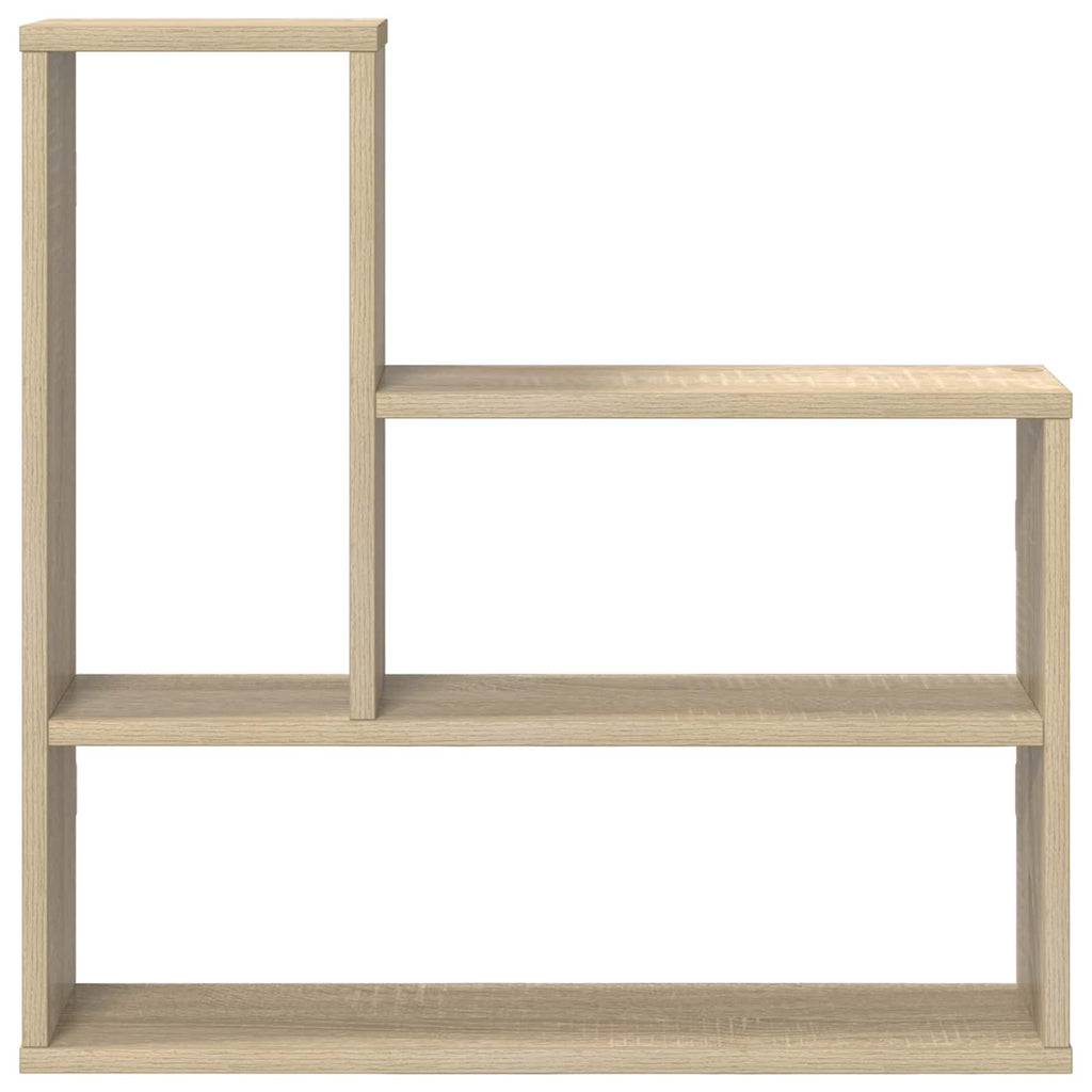 Wandregal Sonoma-Eiche 60 x 11 x 60 cm Holzwerkstoff
