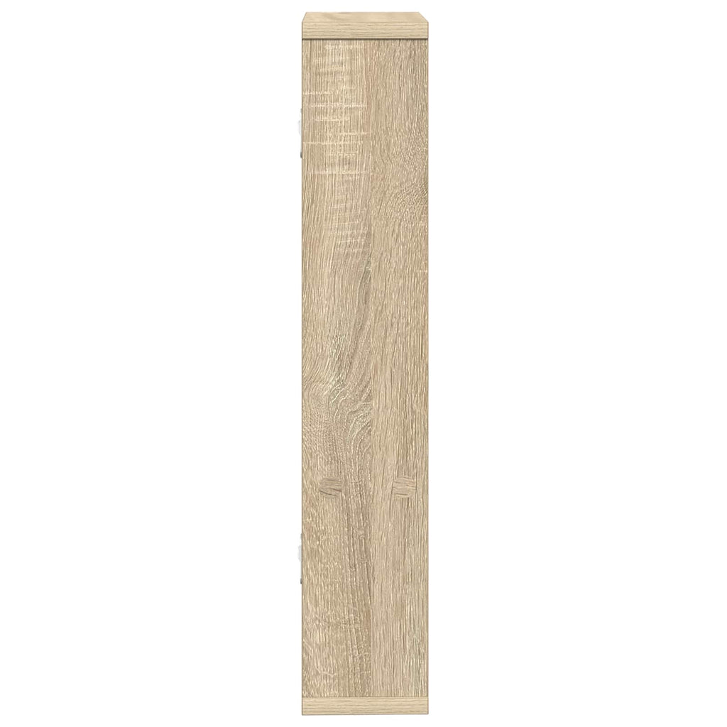 Wandregal Sonoma-Eiche 60 x 11 x 60 cm Holzwerkstoff