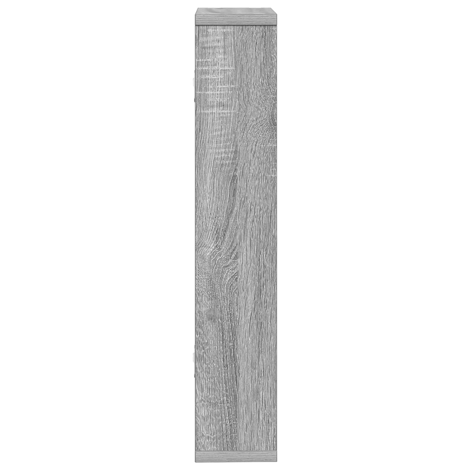 Wandregal Sonoma-Grau 60 x 11 x 60 cm Holzwerkstoff