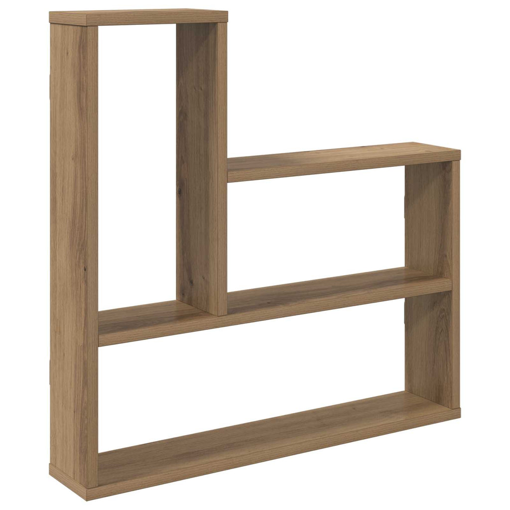 Wandregal Artisan-Eiche 60 x 11 x 60 cm Holzwerkstoff