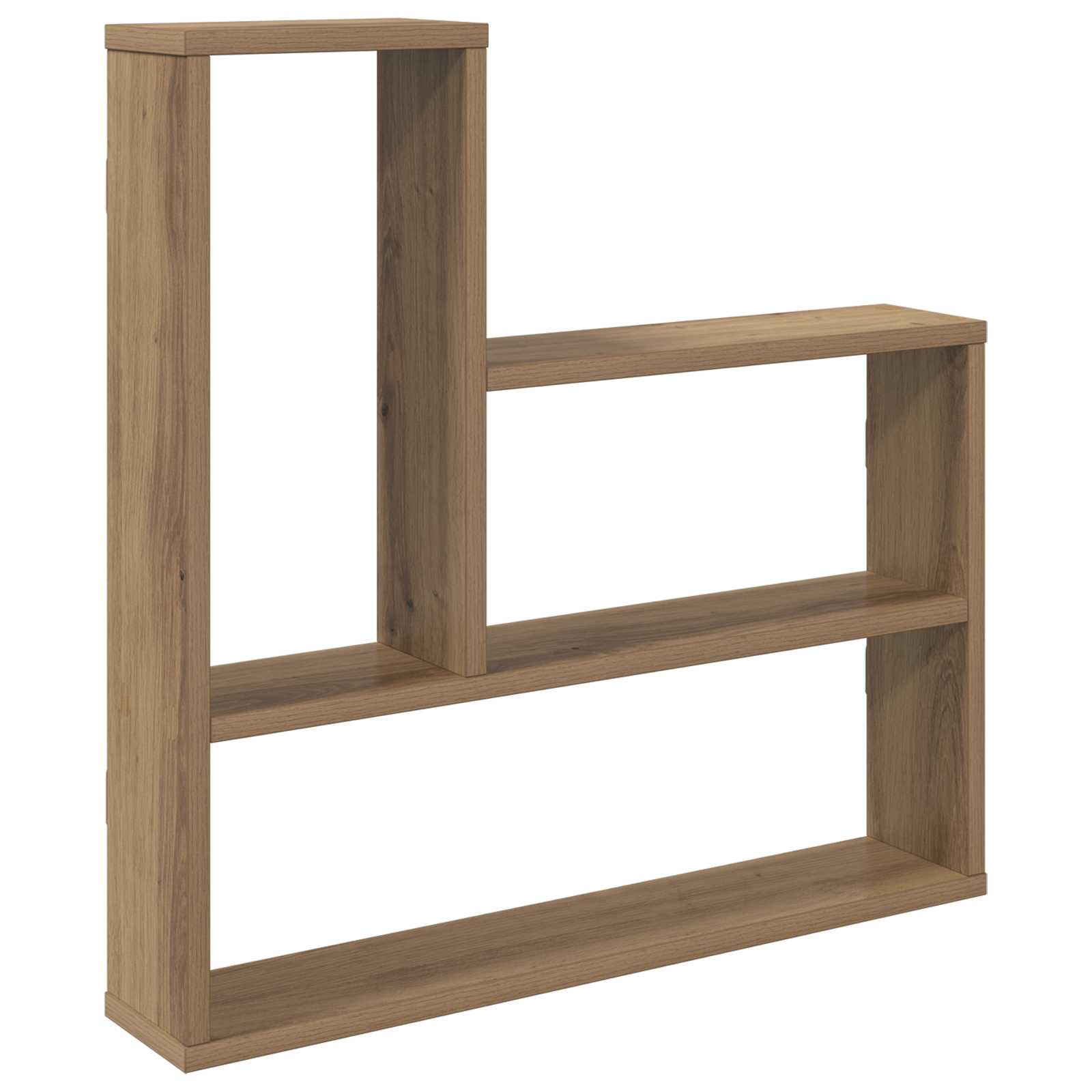 Wandregal Artisan-Eiche 60 x 11 x 60 cm Holzwerkstoff