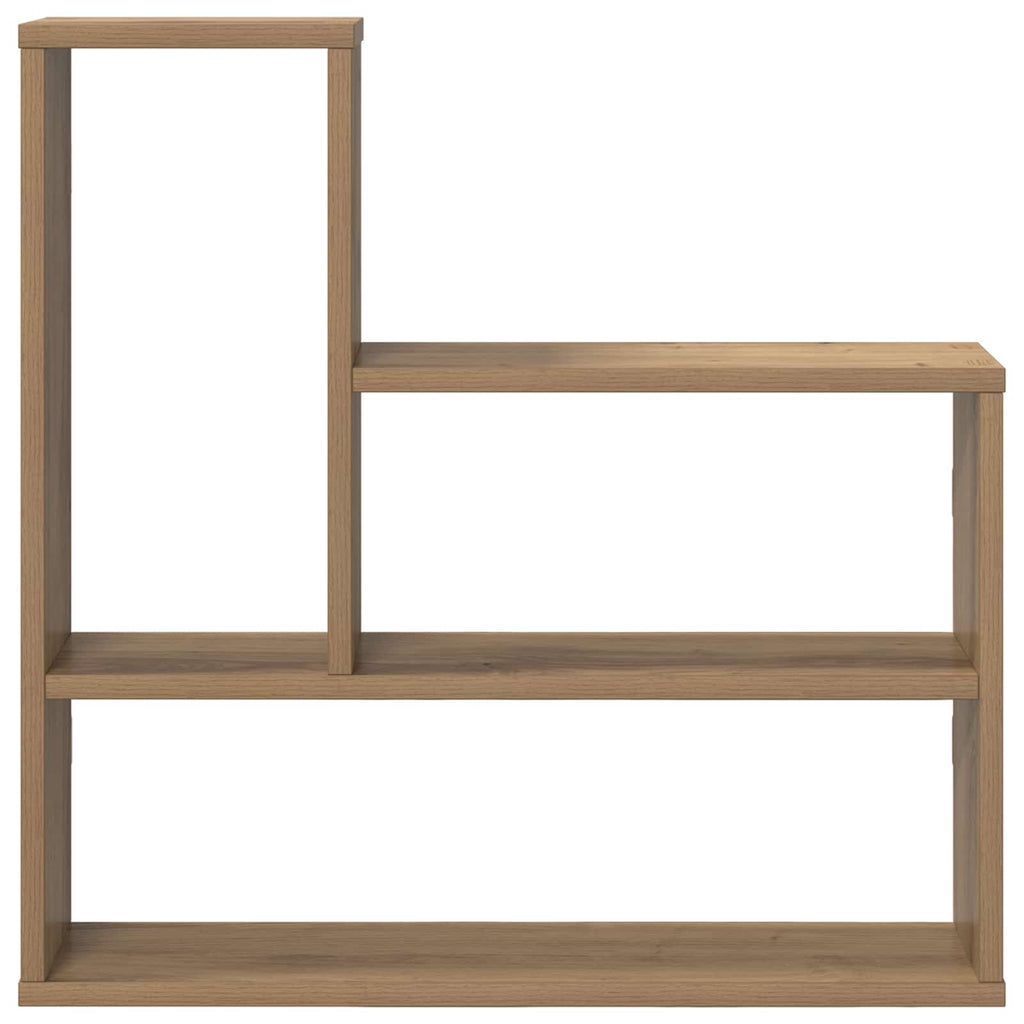 Wandregal Artisan-Eiche 60 x 11 x 60 cm Holzwerkstoff