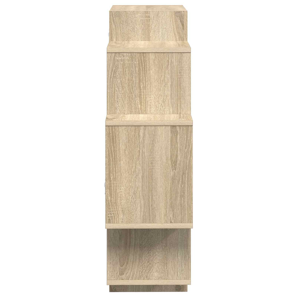 Wandregal Sonoma-Eiche 90 x 25 x 90 cm Holzwerkstoff