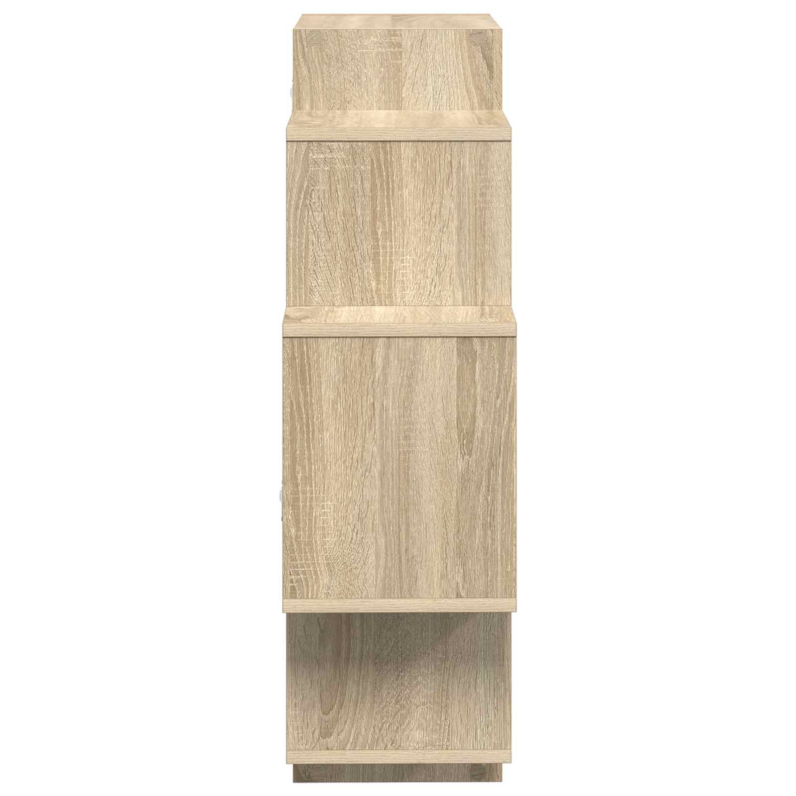 Wandregal Sonoma-Eiche 90 x 25 x 90 cm Holzwerkstoff