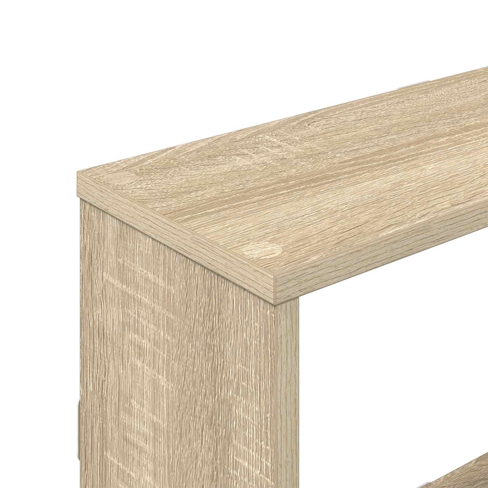 Wandregal Sonoma-Eiche 122 x 18 x 60 cm Holzwerkstoff