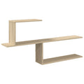 Wandregal Sonoma-Eiche 122 x 18 x 60 cm Holzwerkstoff