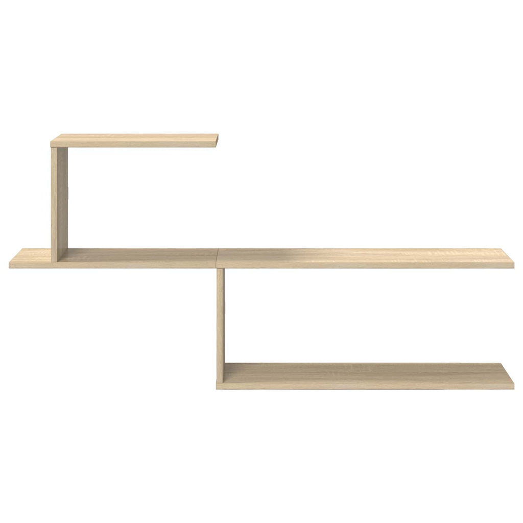 Wandregal Sonoma-Eiche 122 x 18 x 60 cm Holzwerkstoff