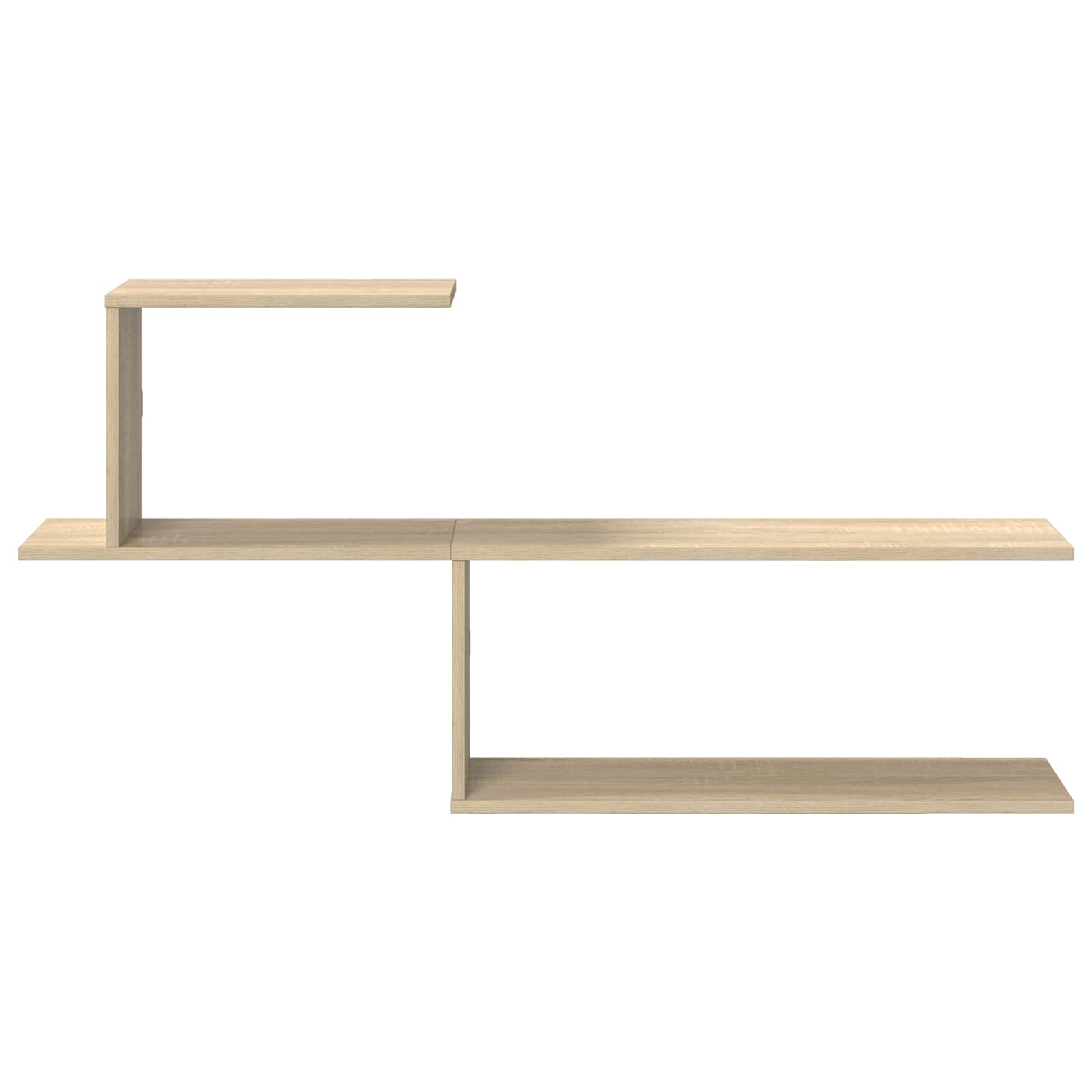 Wandregal Sonoma-Eiche 122 x 18 x 60 cm Holzwerkstoff