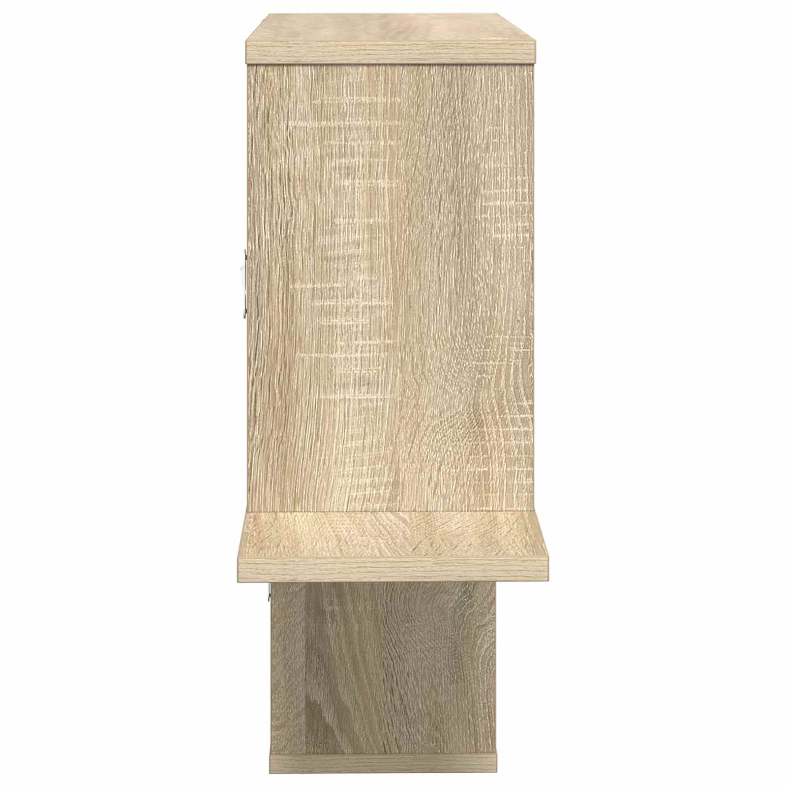 Wandregal Sonoma-Eiche 122 x 18 x 60 cm Holzwerkstoff