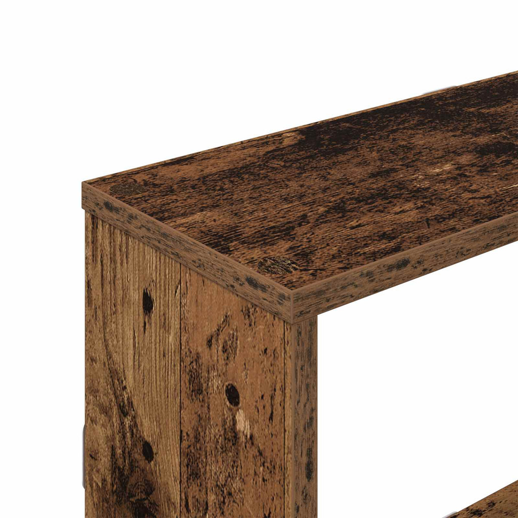 Wandregal Altholz 122 x 18 x 60 cm Holzwerkstoff
