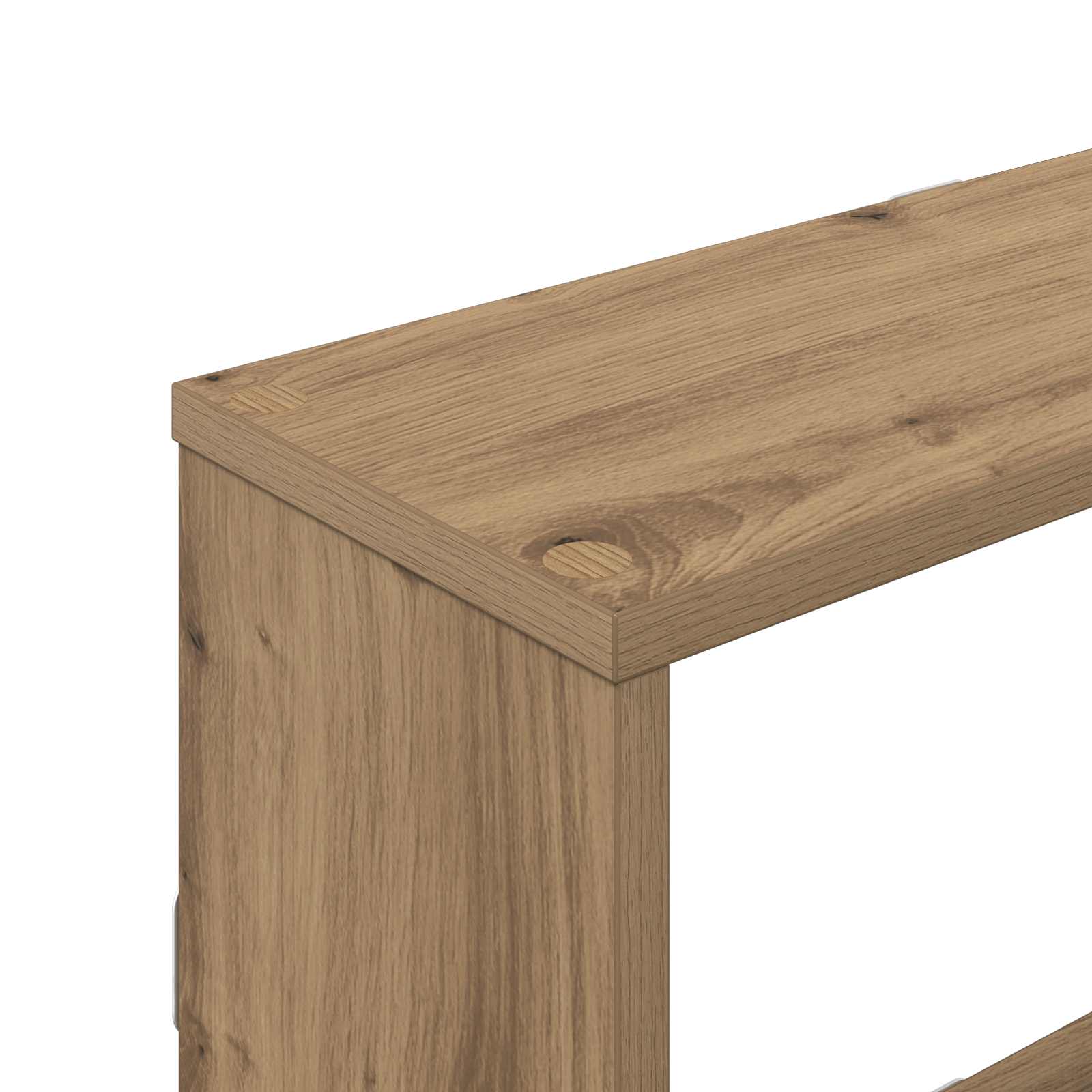 Wandregal Artisan-Eiche 122 x 18 x 60 cm Holzwerkstoff
