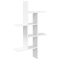 Wandregal Weiß 61 x 15 x 102 cm Holzwerkstoff