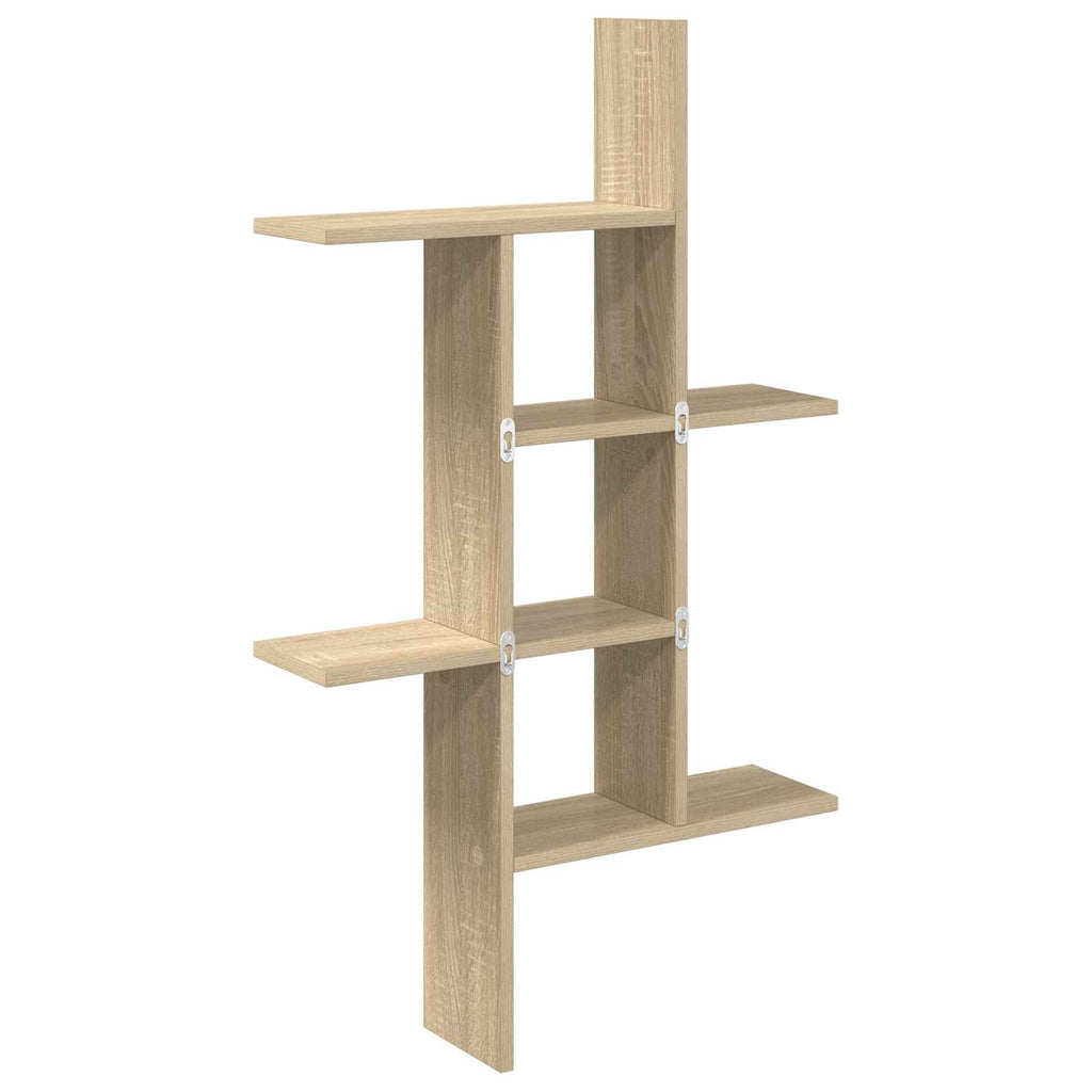 Wandregal Sonoma-Eiche 61 x 15 x 102 cm Holzwerkstoff