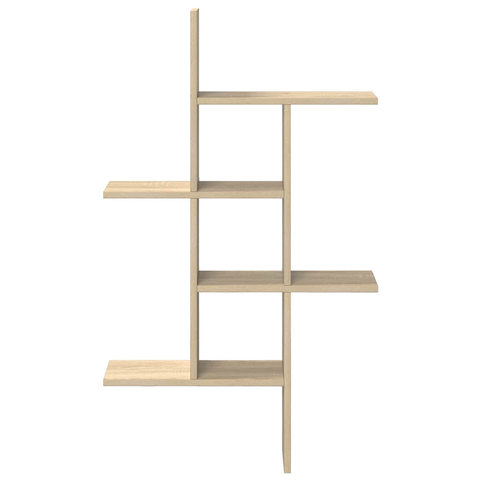 Wandregal Sonoma-Eiche 61 x 15 x 102 cm Holzwerkstoff