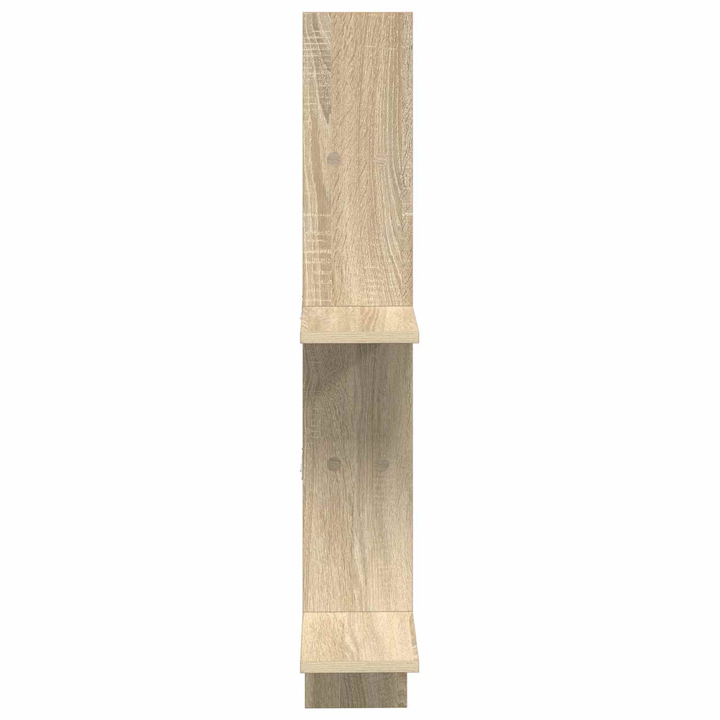 Wandregal Sonoma-Eiche 61 x 15 x 102 cm Holzwerkstoff