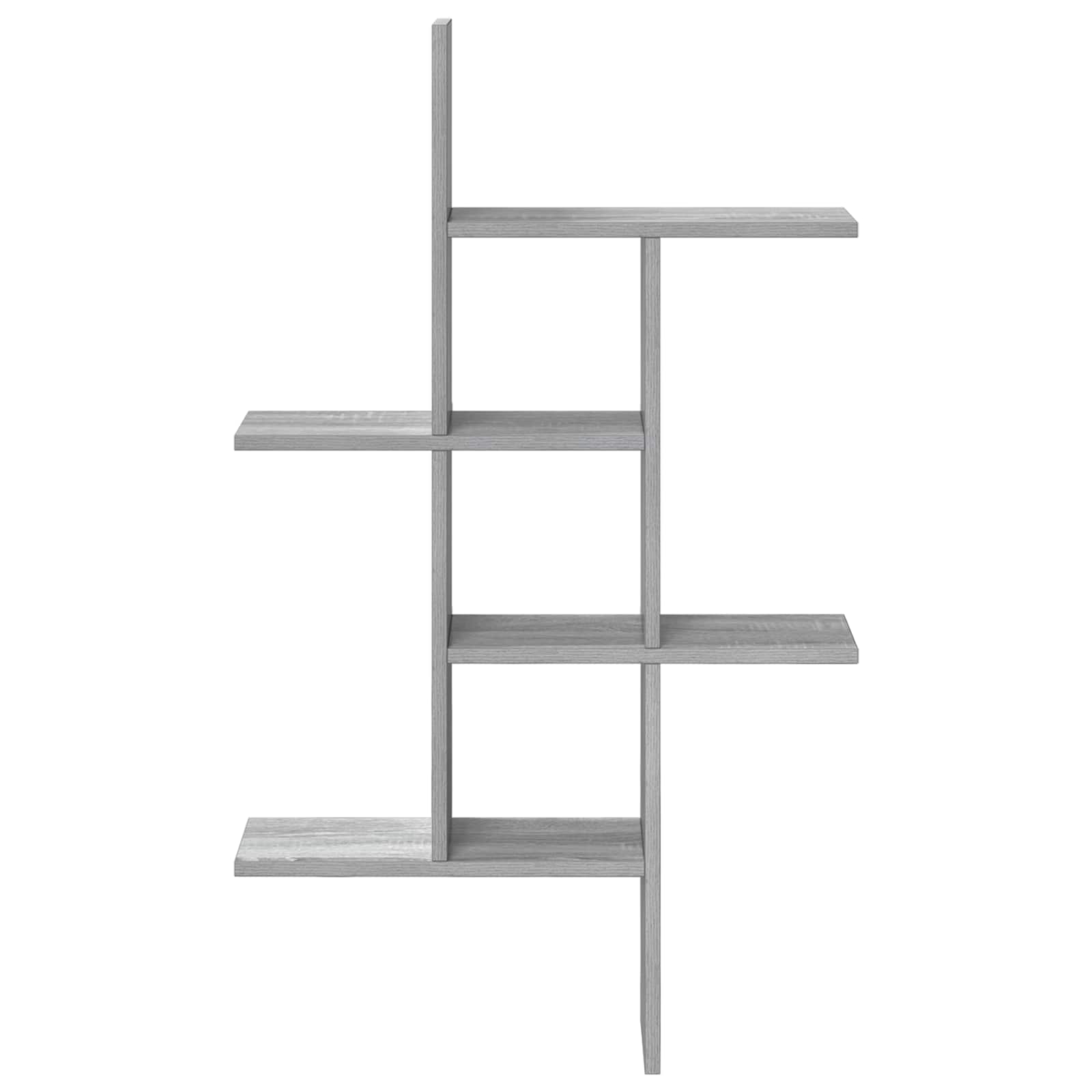 Wandregal Sonoma-Grau 61 x 15 x 102 cm Holzwerkstoff