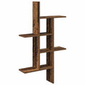Wandregal Altholz 61 x 15 x 102 cm Holzwerkstoff