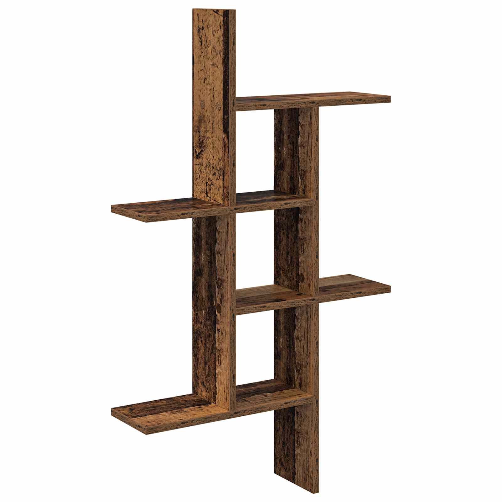 Wandregal Altholz 61 x 15 x 102 cm Holzwerkstoff