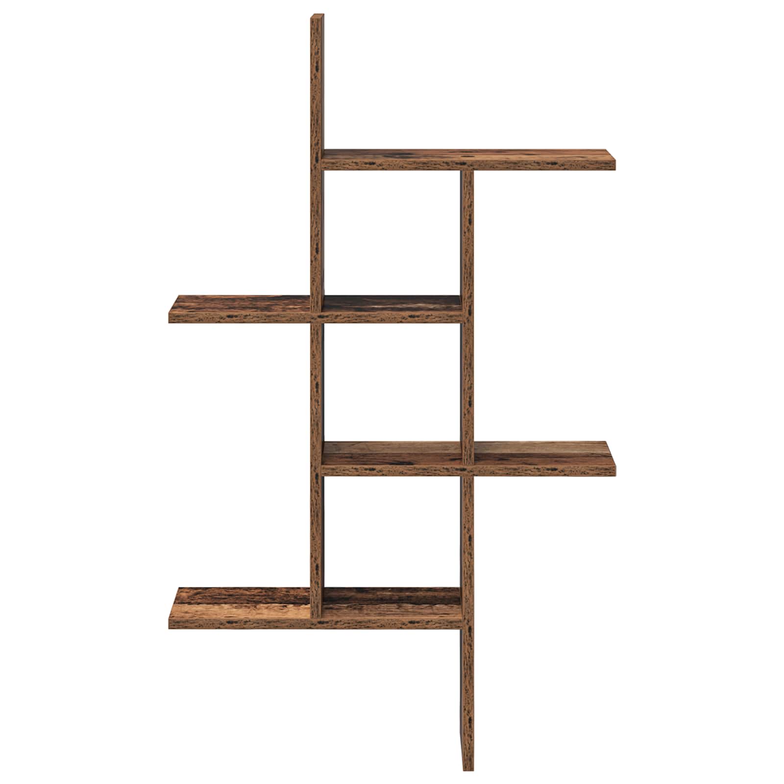 Wandregal Altholz 61 x 15 x 102 cm Holzwerkstoff