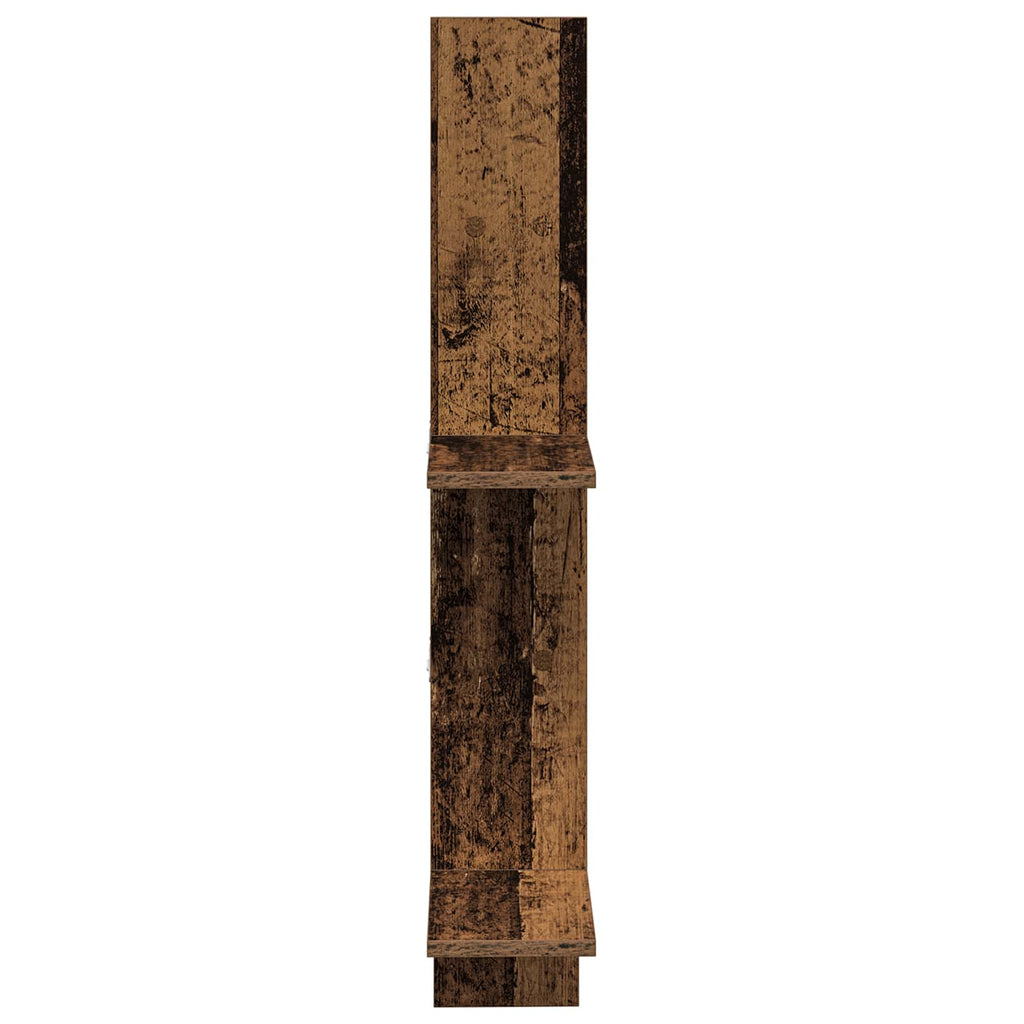 Wandregal Altholz 61 x 15 x 102 cm Holzwerkstoff