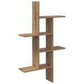 Wandregal Artisan-Eiche 61 x 15 x 102 cm Holzwerkstoff