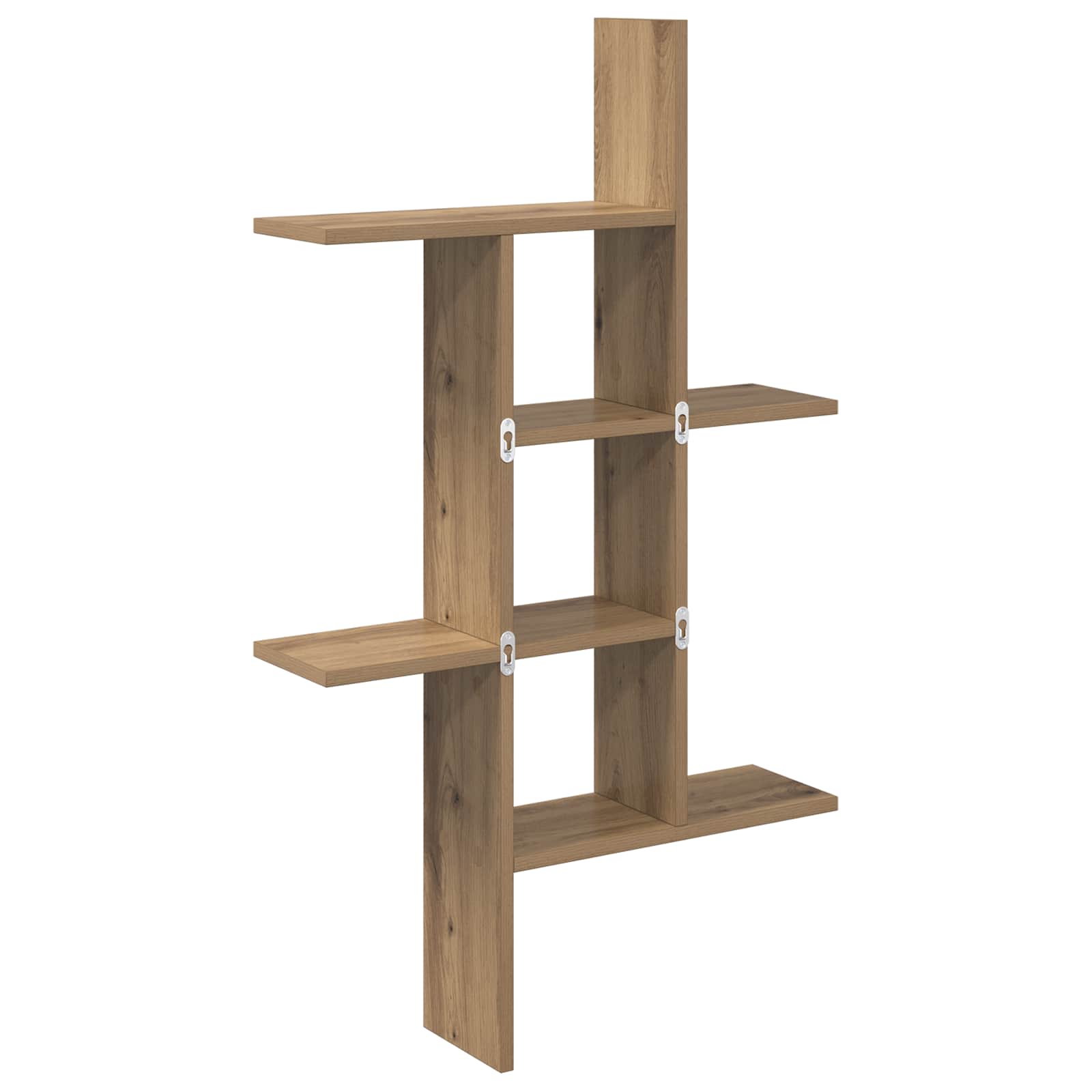 Wandregal Artisan-Eiche 61 x 15 x 102 cm Holzwerkstoff