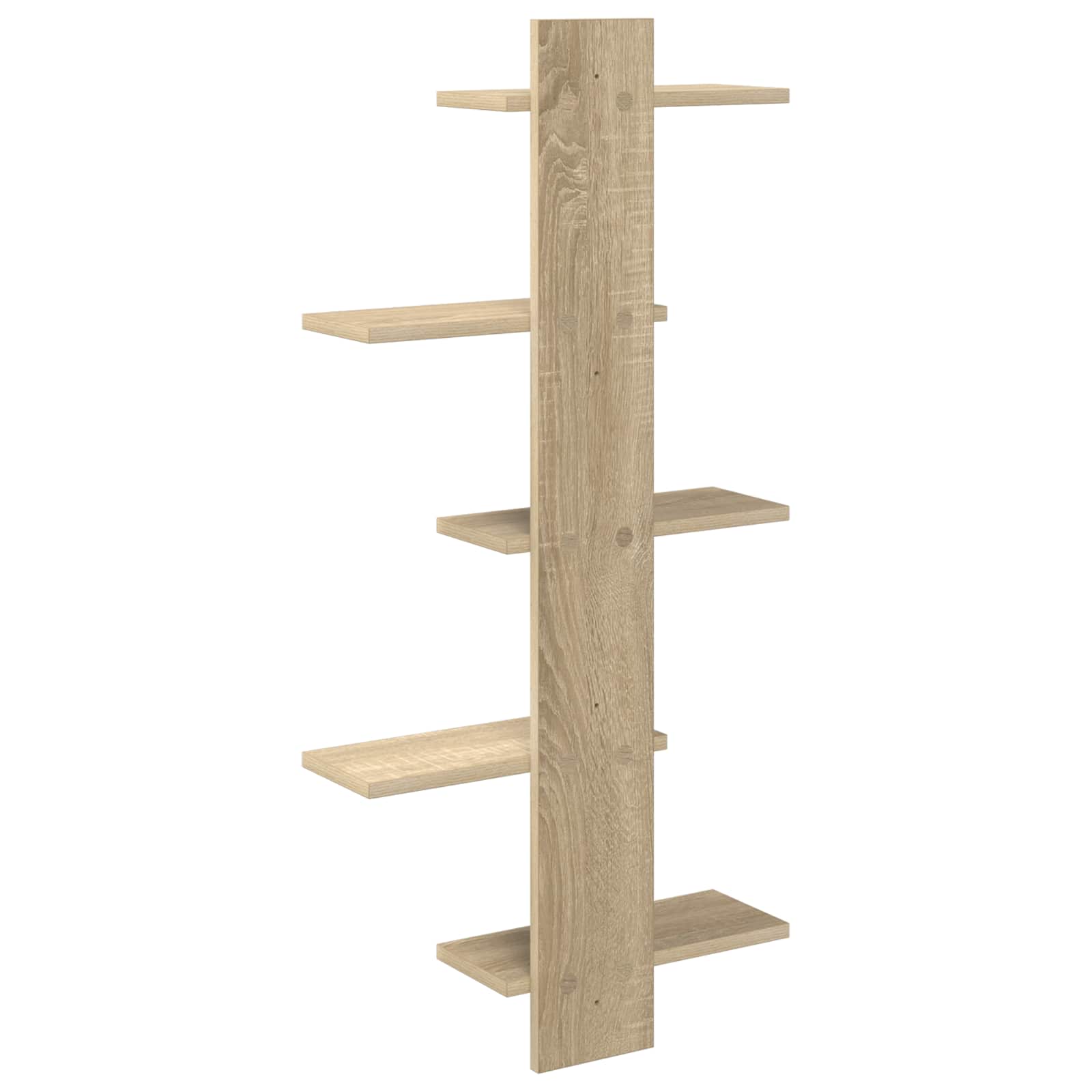 Wandregal Sonoma-Eiche 48,5 x 15 x 101 cm Holzwerkstoff