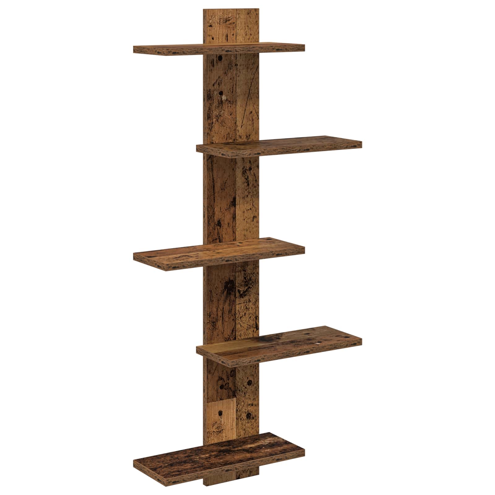 Wandregal Altholz 48,5 x 15 x 101 cm Holzwerkstoff