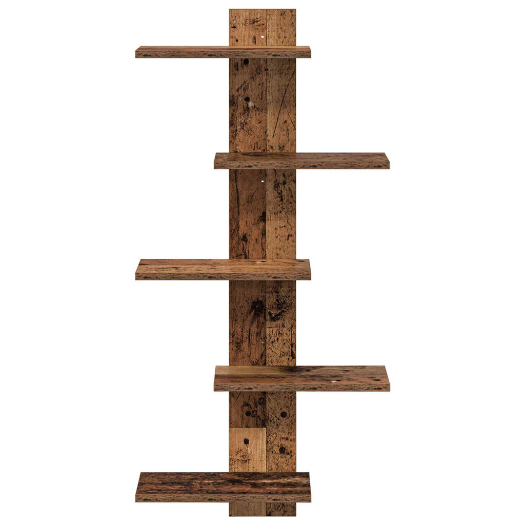 Wandregal Altholz 48,5 x 15 x 101 cm Holzwerkstoff