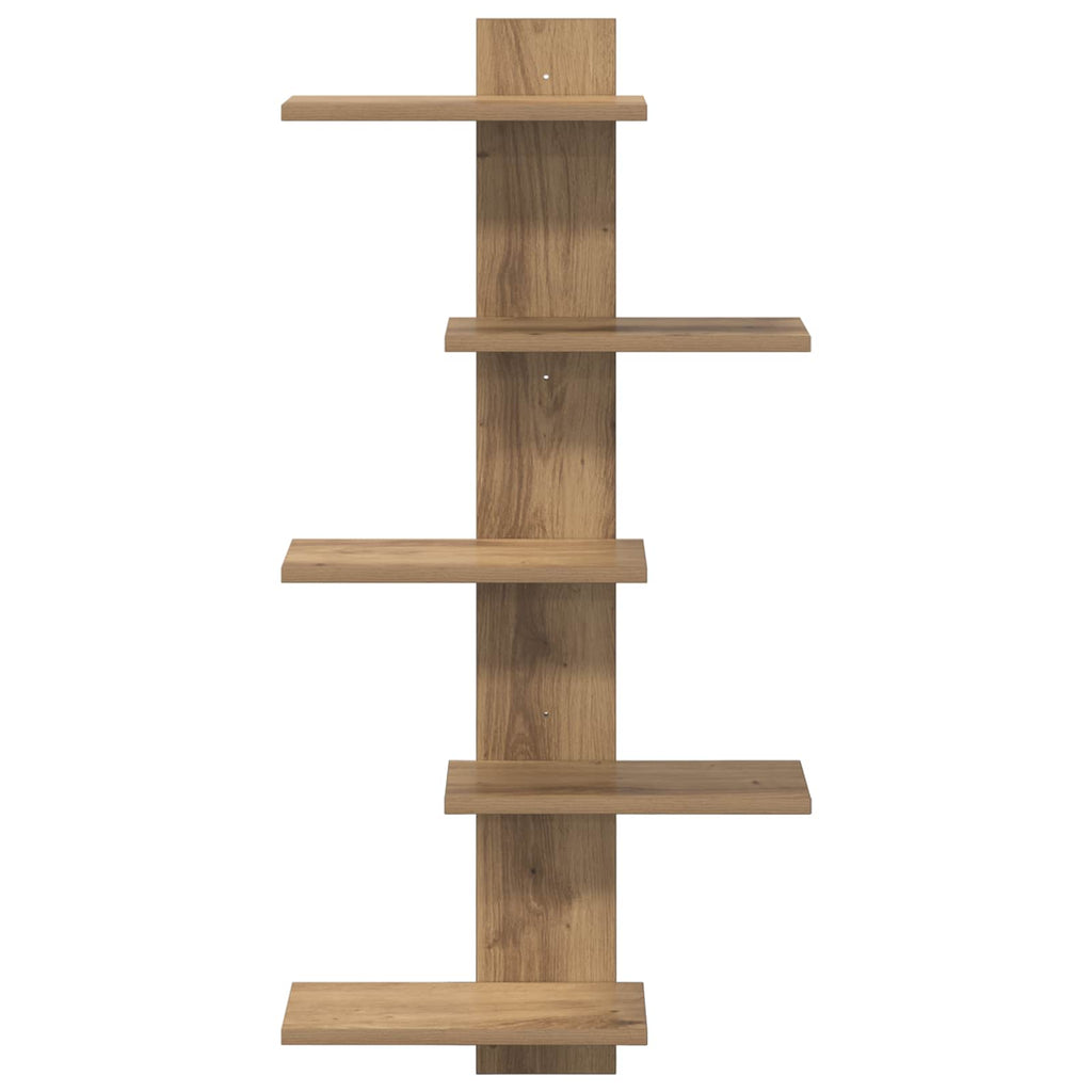 Wandregal Artisan-Eiche 48,5 x 15 x 101 cm Holzwerkstoff