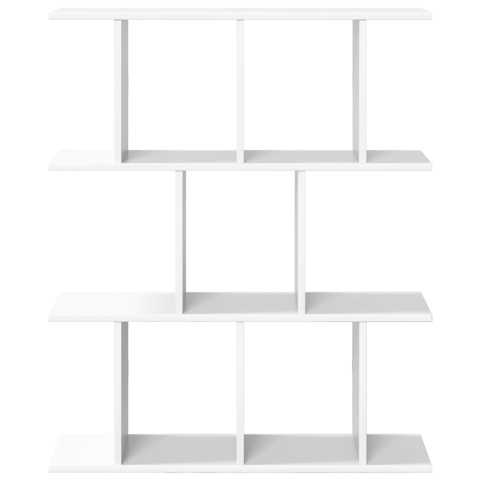 Wandregal Weiß 80 x 20 x 96 cm Holzwerkstoff