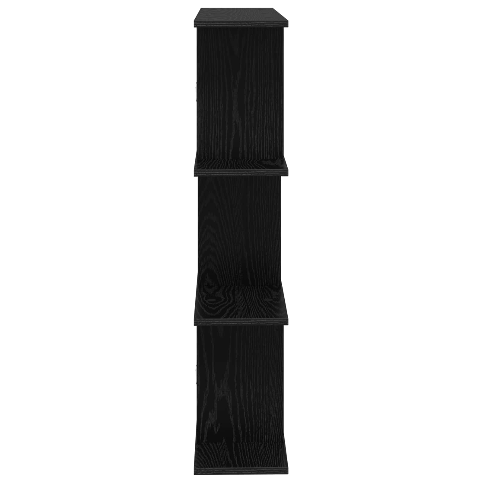 Wandregal Schwarze Eiche 80 x 20 x 96 cm Holzwerkstoff