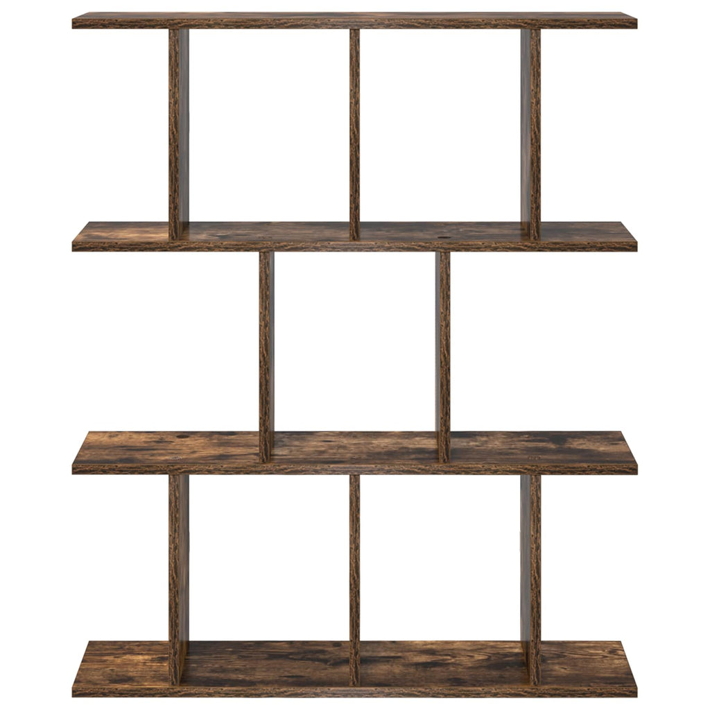 Wandregal Raucheiche 80 x 20 x 96 cm Holzwerkstoff