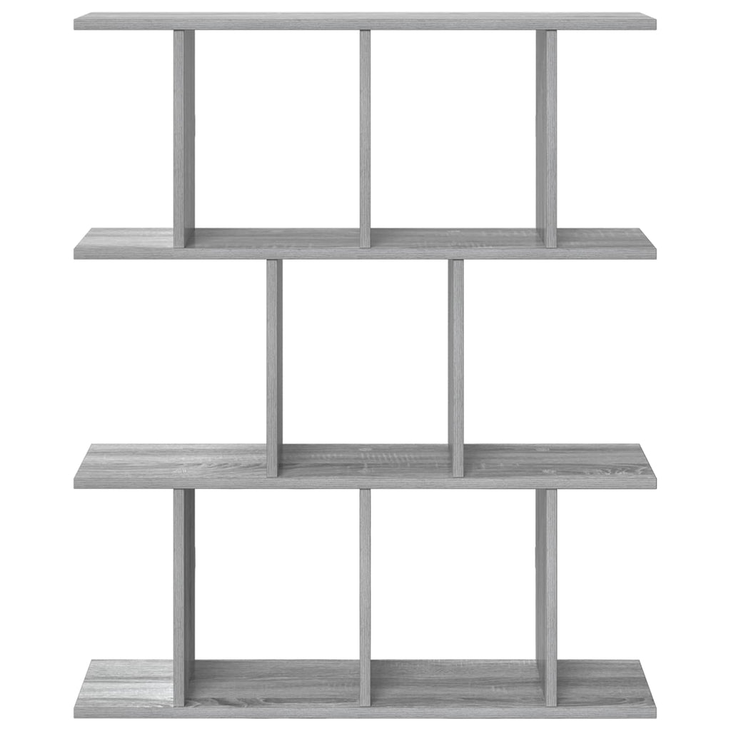 Wandregal Sonoma-Grau 80 x 20 x 96 cm Holzwerkstoff