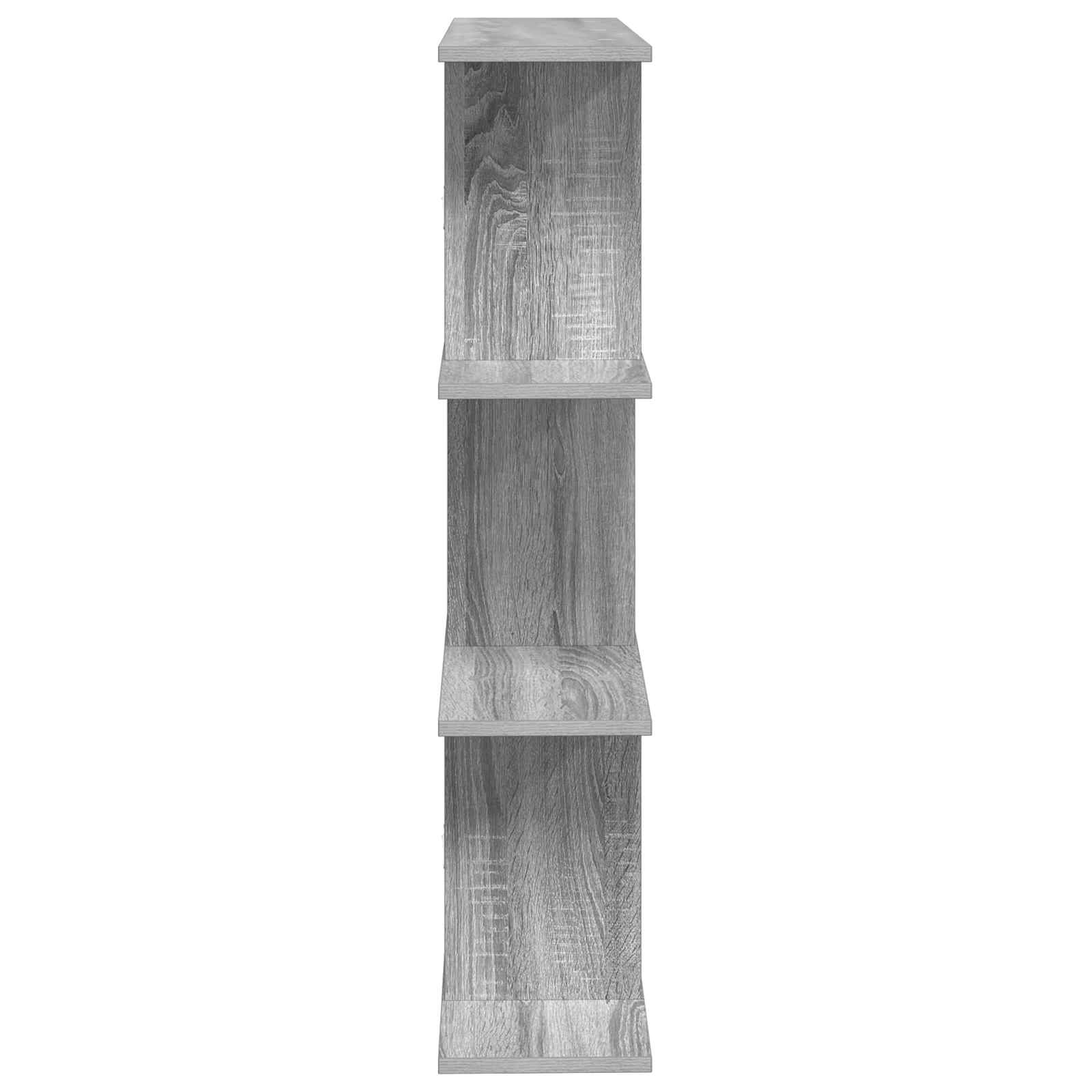 Wandregal Sonoma-Grau 80 x 20 x 96 cm Holzwerkstoff