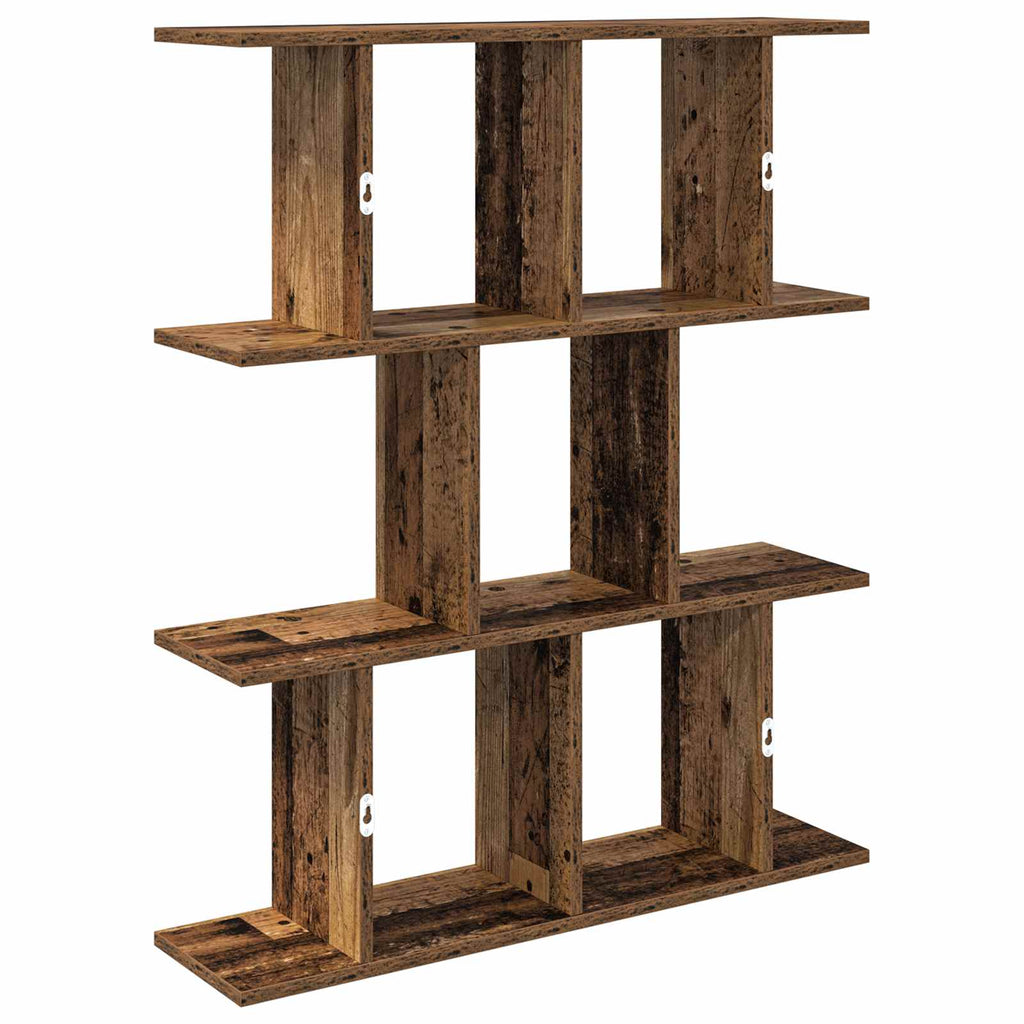 Wandregal Altholz 80 x 20 x 96 cm Holzwerkstoff