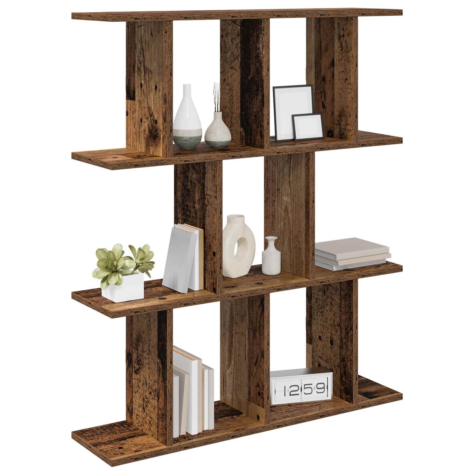 Wandregal Altholz 80 x 20 x 96 cm Holzwerkstoff