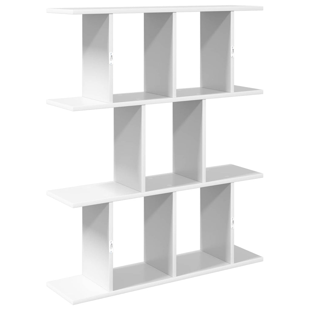 Wandregal Weiß 102 x 20 x 96 cm Holzwerkstoff