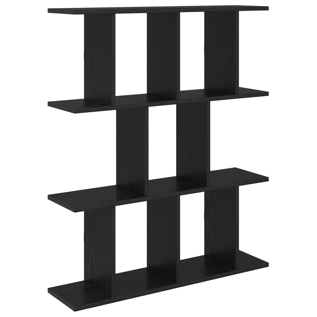 Wandregal Schwarze Eiche 102 x 20 x 96 cm Holzwerkstoff
