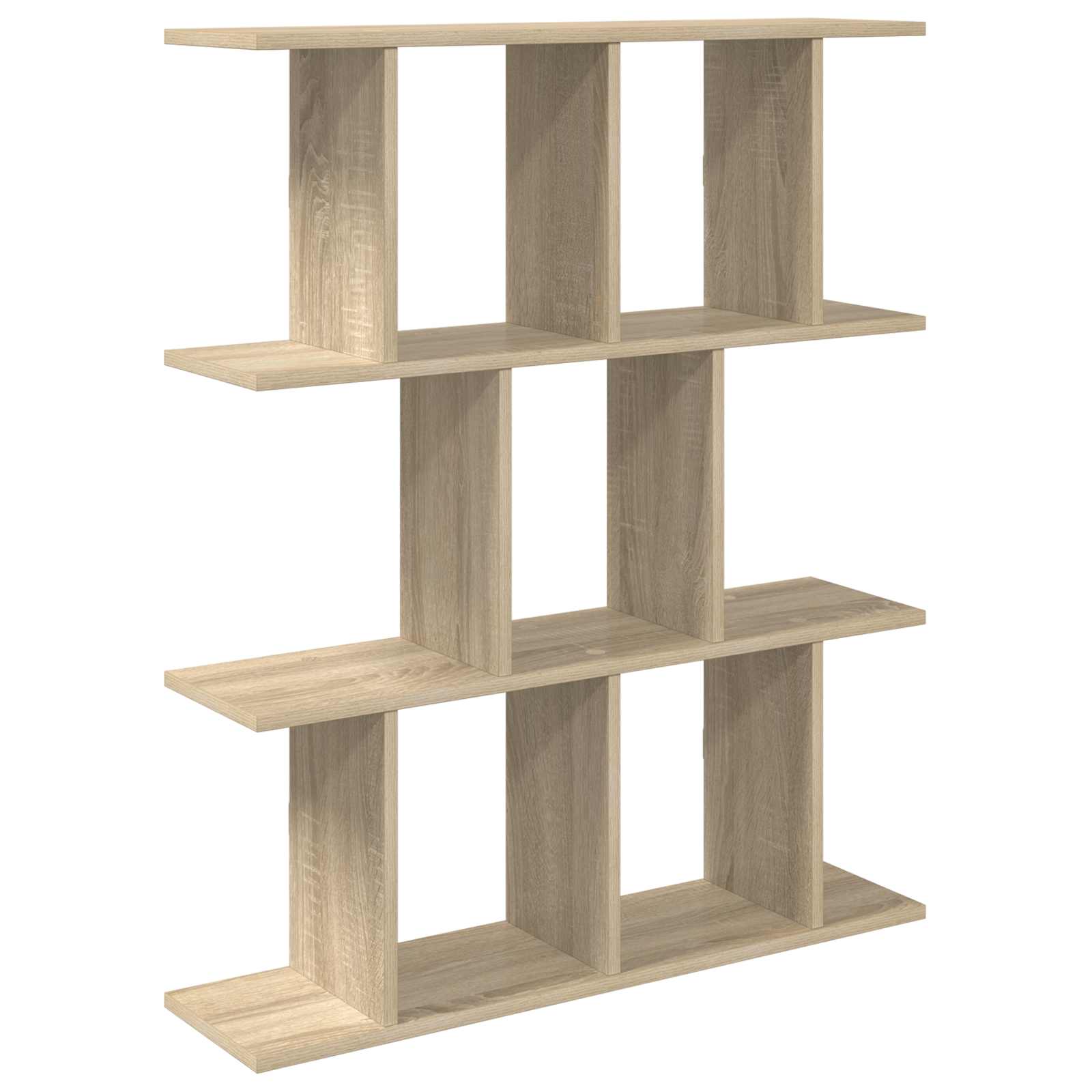 Wandregal Sonoma-Eiche 102 x 20 x 96 cm Holzwerkstoff
