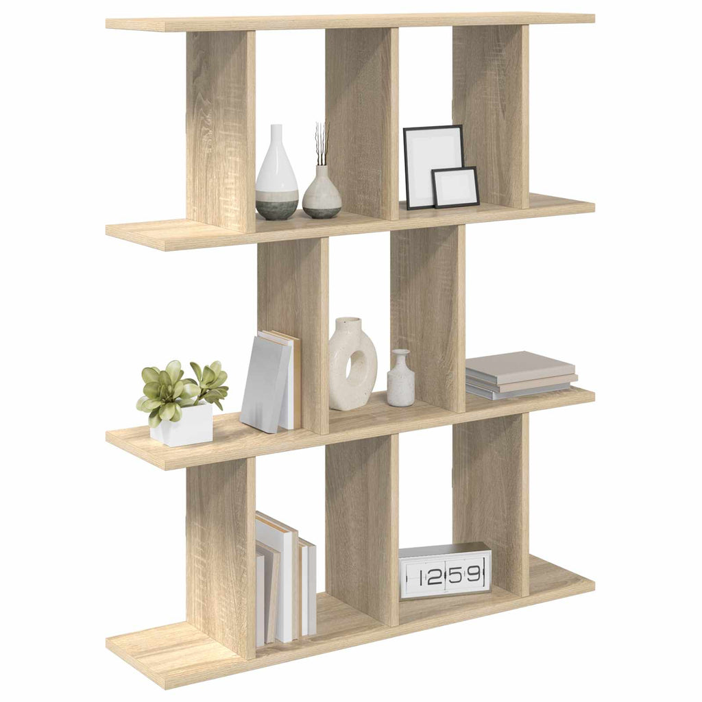 Wandregal Sonoma-Eiche 102 x 20 x 96 cm Holzwerkstoff