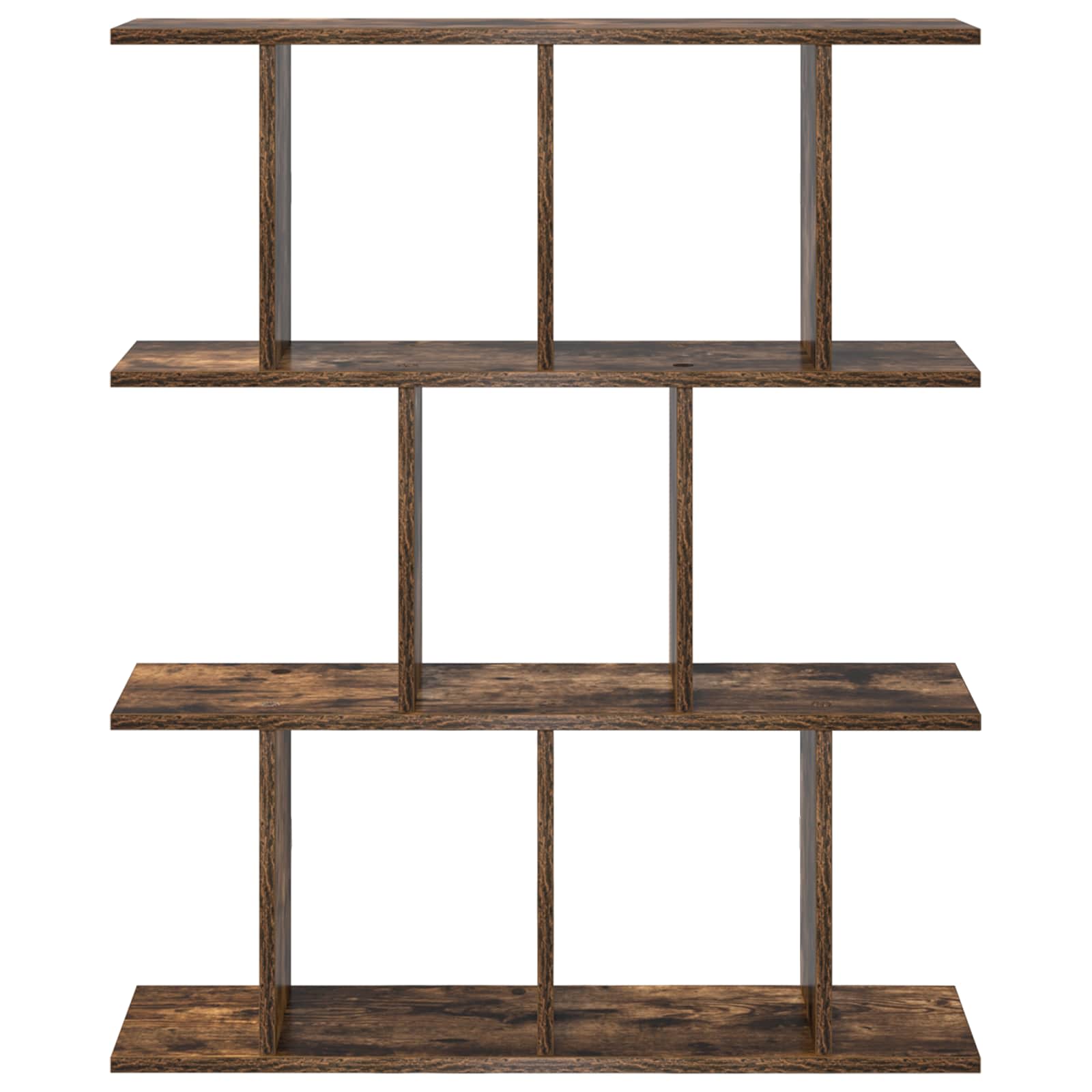 Wandregal Raucheiche 102 x 20 x 96 cm Holzwerkstoff