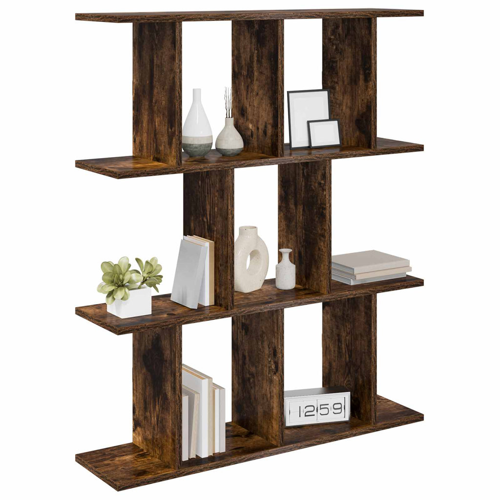 Wandregal Raucheiche 102 x 20 x 96 cm Holzwerkstoff