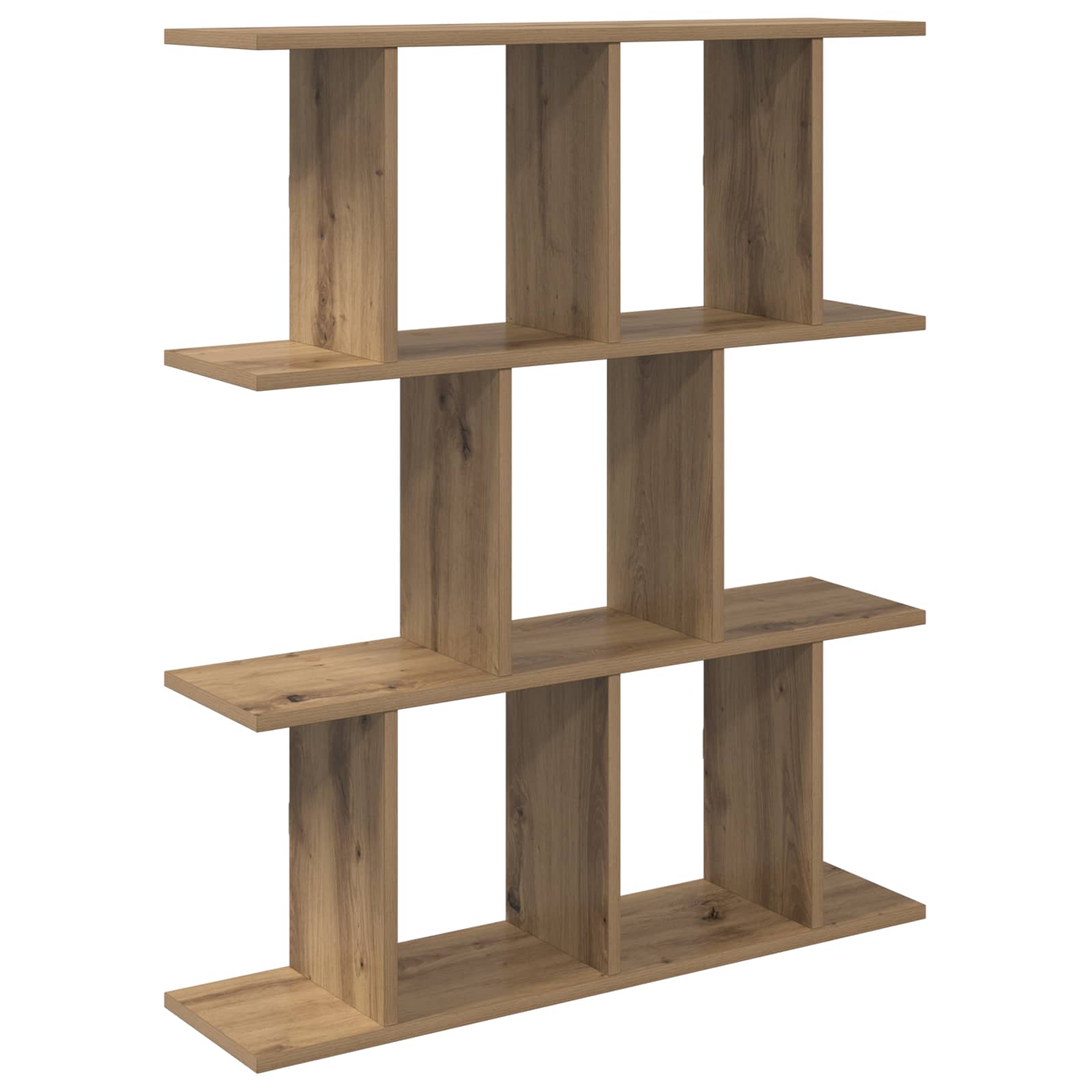 Wandregal Artisan-Eiche 102 x 20 x 96 cm Holzwerkstoff