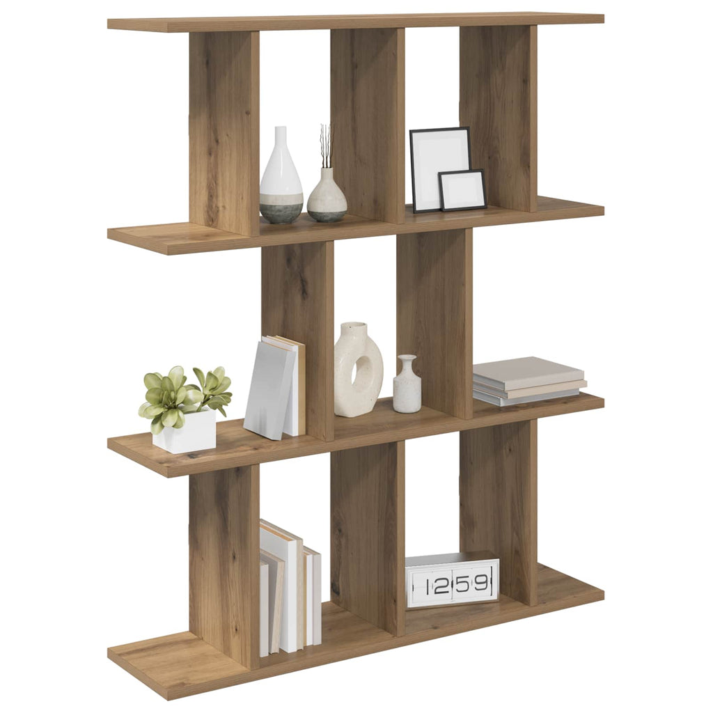 Wandregal Artisan-Eiche 102 x 20 x 96 cm Holzwerkstoff